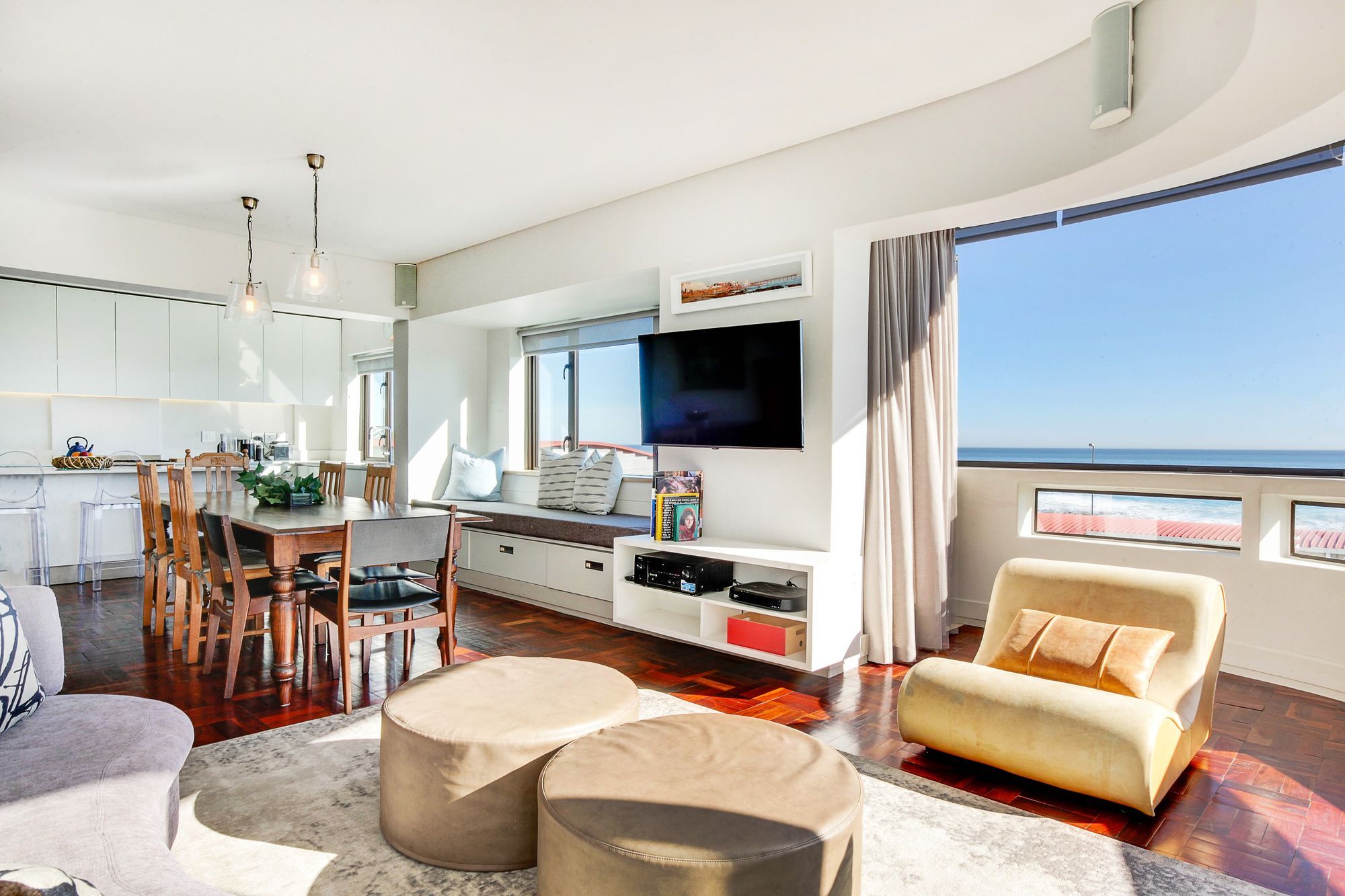 Backup Powered Sea View Apartment On The Promenade Kapské Město Exteriér fotografie
